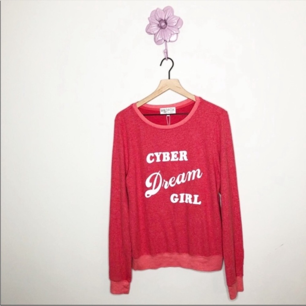 New Wildfox Cyber Dream Girl Baggy Beach Jumper
